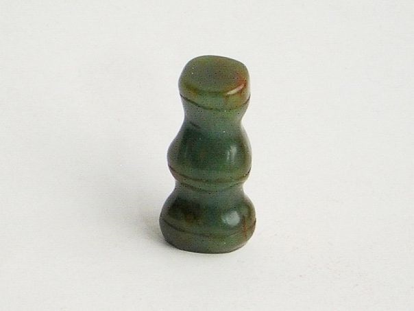 Jadeite seal in bamboo-shape – (6962)